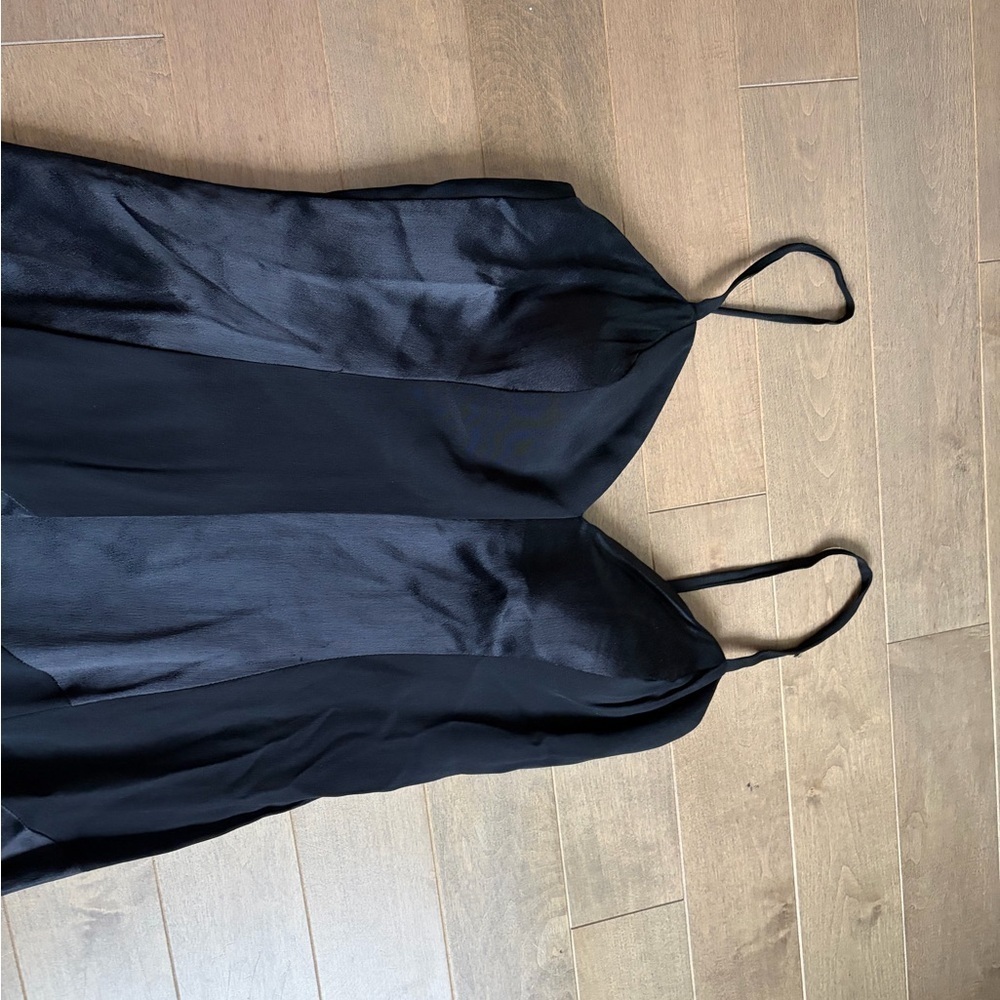 Vintage Alyce Designs Black Midi Dress 90s - Picture 4 of 8